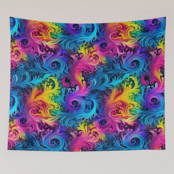 Item preview, Tie-dye swirls pattern designed and sold by Imaginaria Inkworks.