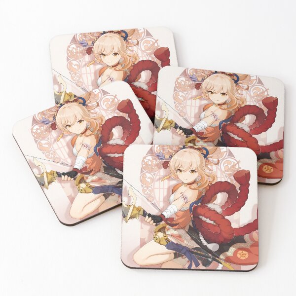 Item preview, Yoimiya Official Poster designed and sold by Astral Drop.