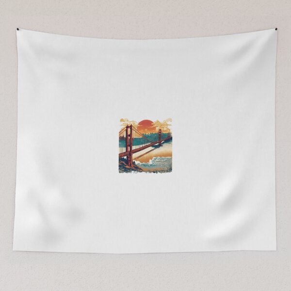 Item preview, Golden Gate Illustration designed and sold by DesignMaxa.