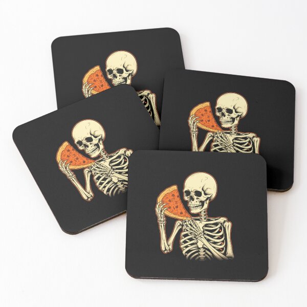 Item preview, Halloween Pizza Skeleton designed and sold by Mateusz Majcherek.