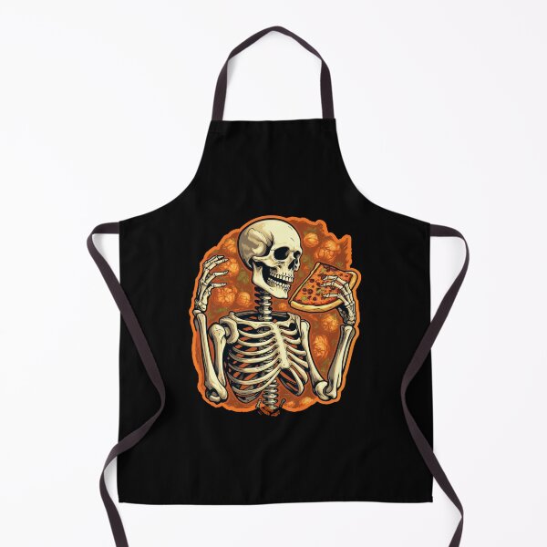 Item preview, Halloween Pizza Skeleton designed and sold by Mateusz Majcherek.