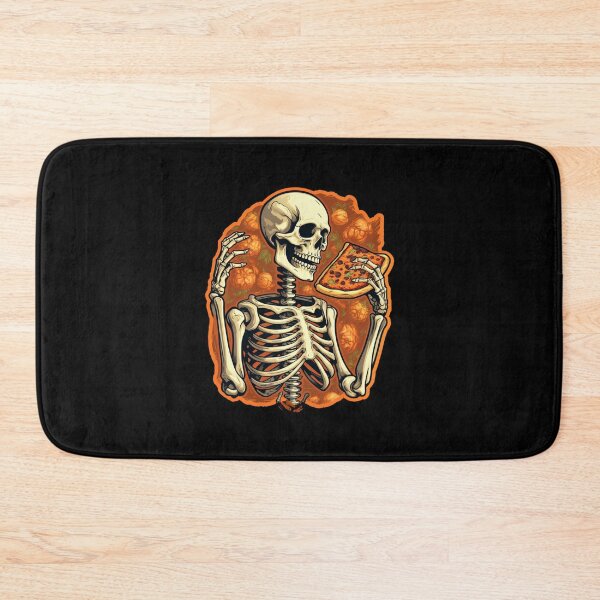 Item preview, Halloween Pizza Skeleton designed and sold by Mateusz Majcherek.
