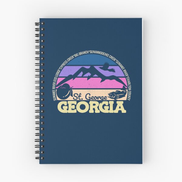 Item preview, St. George Georgia Sunset Retro Vintage Local Pride Logo designed and sold by CRHPOD20.