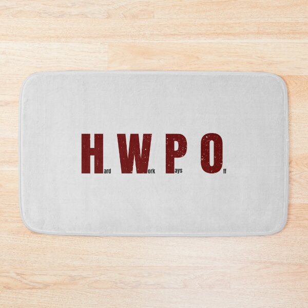 Item preview, HWPO Hard Work Pays Off blood red designed and sold by Art Happens.