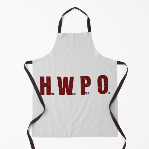 Item preview, HWPO Hard Work Pays Off blood red designed and sold by Art Happens.