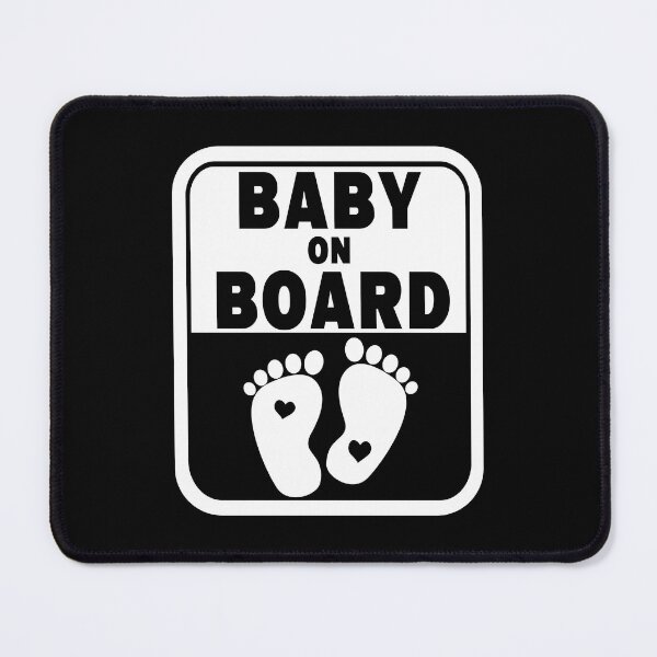 Item preview, Baby Coming Soon for Mom To Be Pregnancy Announcement with Funny Baby On Board Sign designed and sold by ARTsPlural.