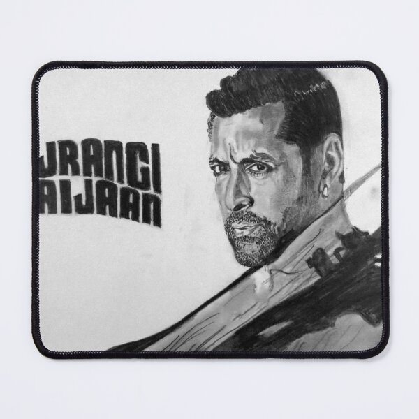 Item preview, Salman Khan Bajrangi Bhaijaan pencil drawing designed and sold by MubaraksArt.