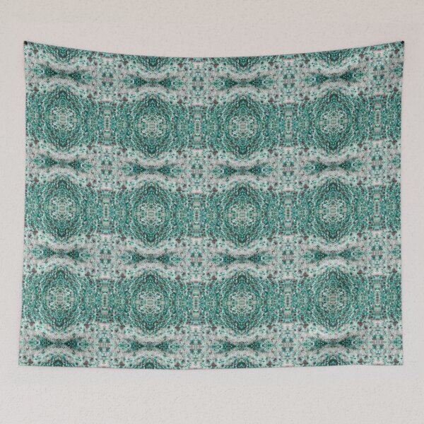 Item preview, Rye Harbour Foamy Shingle Photo Pattern Turquoise designed and sold by vallisrowe.
