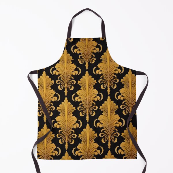 Item preview, Black & Gold Damask designed and sold by DesignsByPrnces.