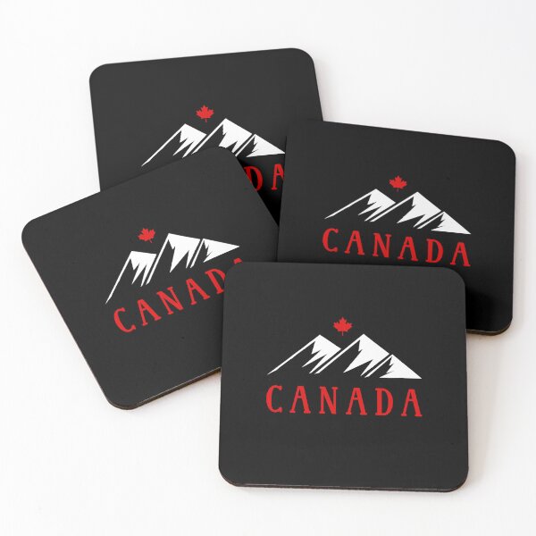 Item preview, Cool Canada Mountains Canadian Maple Leaf Dark Color designed and sold by TinyStarCanada.