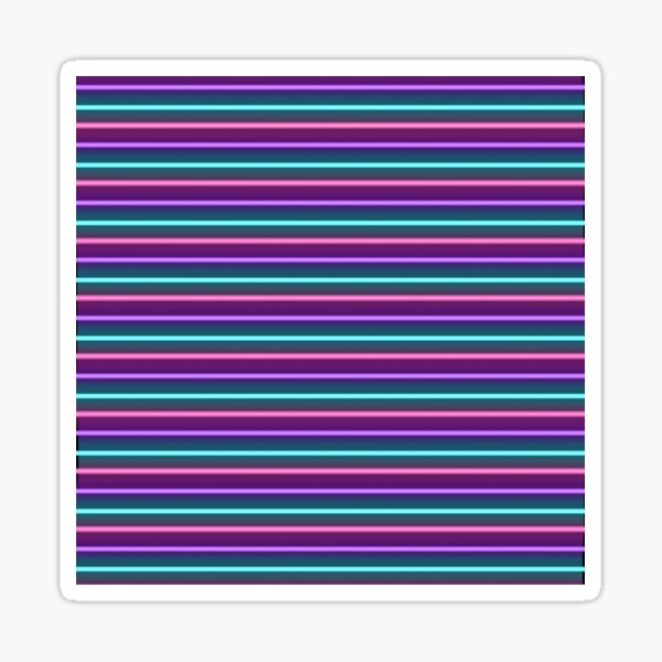 Neon lines Sticker
