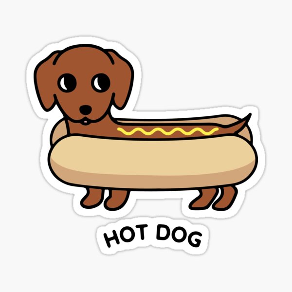 Item preview, Hot Dog Weiner Dog Dachshund designed and sold by maura41.