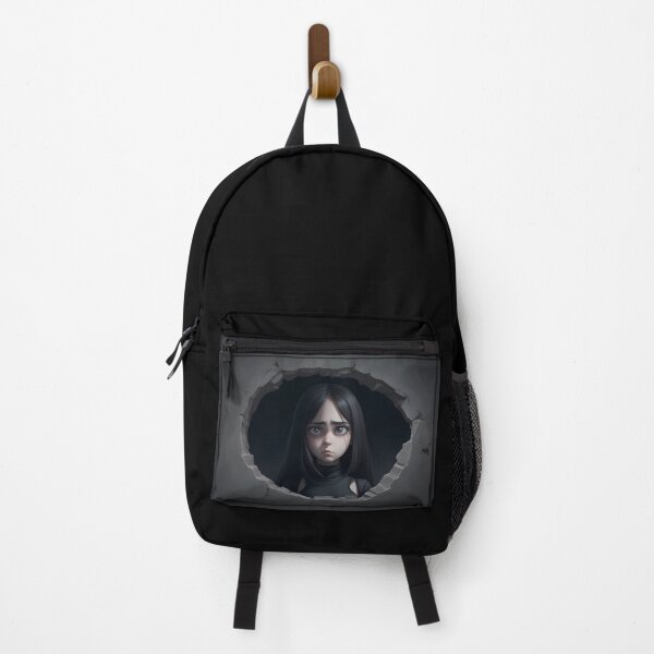 Item preview, Sad girl with a big void hole in her chest designed and sold by DevushkaStore.