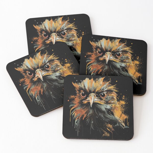 Artikelvorschau, Tawny Frogmouth - Distressed Vintage Street Art Australische Vögel entworfen und verkauft von GVRDesign.