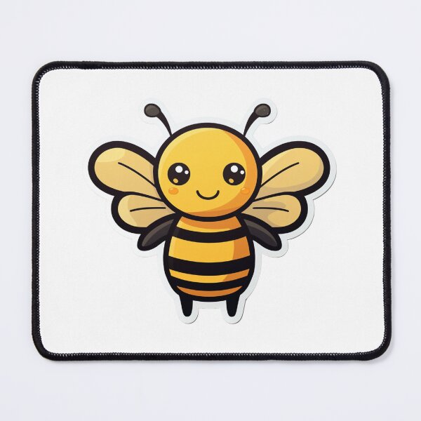 Item preview, Cute friendly bee designed and sold by AllDayKawaii.
