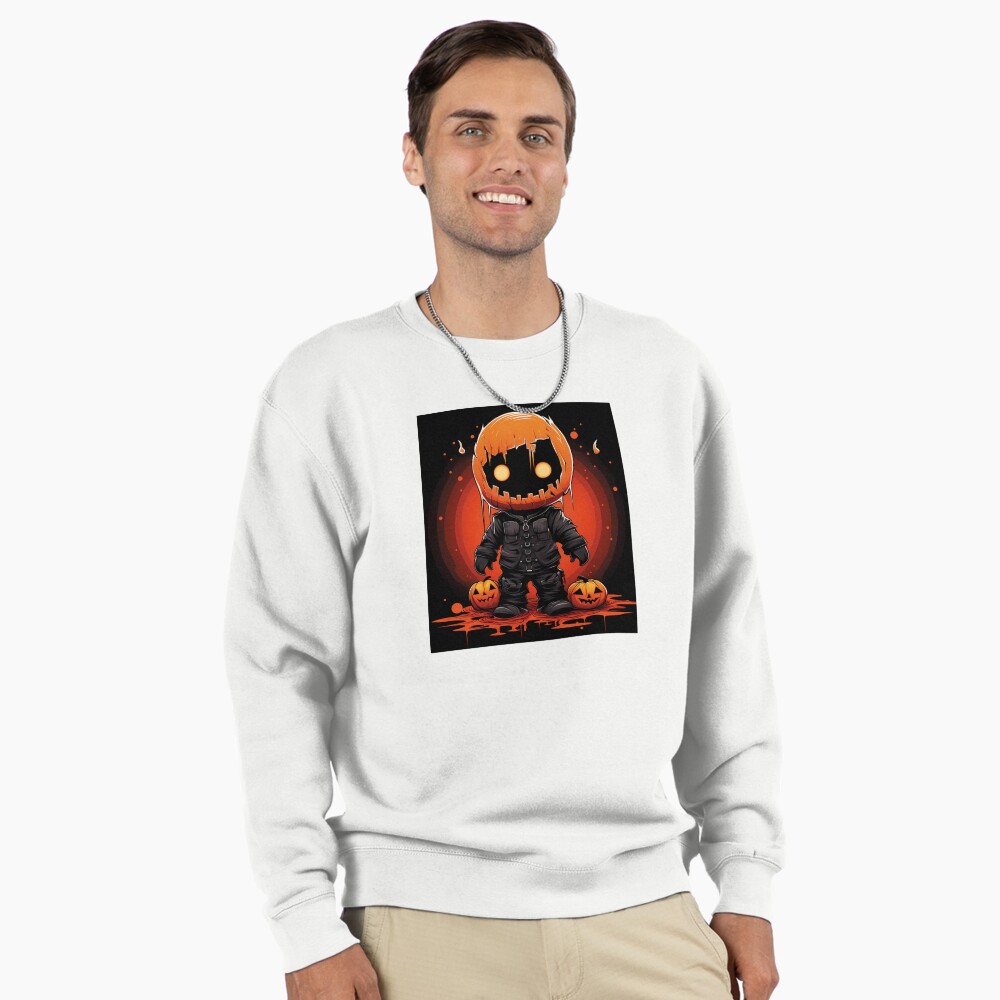 Halloween Style Skull Pattern Mens Sweatshirt Trendy Graphic Pullover Tops For Spring Fall Gift For Men G 601099522458811