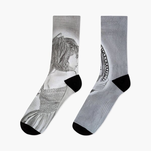 Item preview, Girl see her reflection of past conceptual art designed and sold by MubaraksArt.