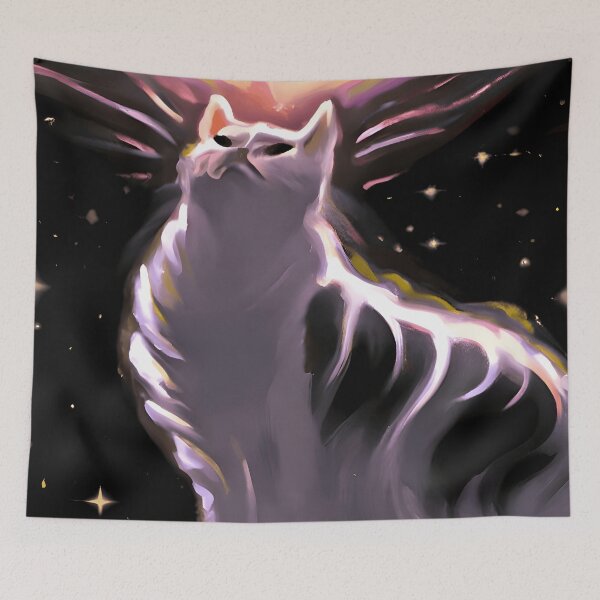 Item preview, Ethereal cat designed and sold by AJSRPrints.