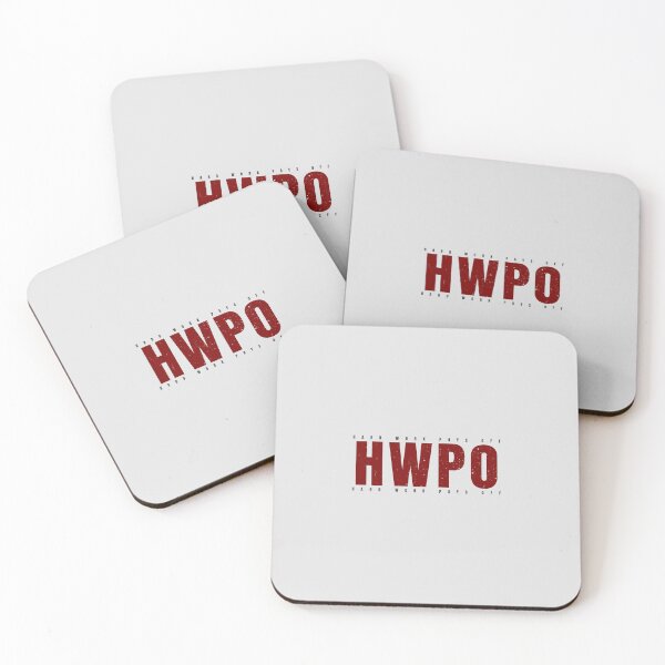 Item preview, HWPO Hard Work Pays Off blood red 2 designed and sold by Art Happens.