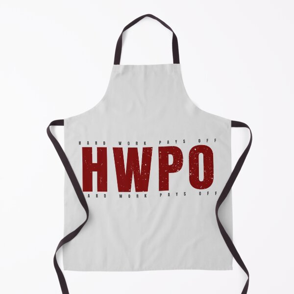 Item preview, HWPO Hard Work Pays Off blood red 2 designed and sold by Art Happens.