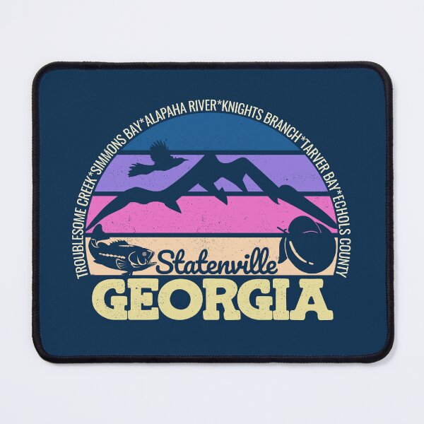 Item preview, Statenville Georgia Sunset Retro Vintage Local Pride Logo designed and sold by CRHPOD20.