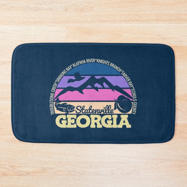 Item preview, Statenville Georgia Sunset Retro Vintage Local Pride Logo designed and sold by CRHPOD20.