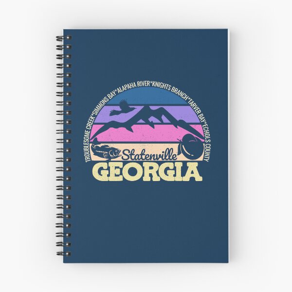 Item preview, Statenville Georgia Sunset Retro Vintage Local Pride Logo designed and sold by CRHPOD20.
