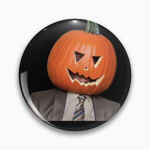 Item preview, Dwight the Office Halloween Pumpkin Head designed and sold by windowdecals.