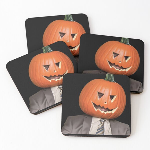 Item preview, Dwight the Office Halloween Pumpkin Head designed and sold by windowdecals.