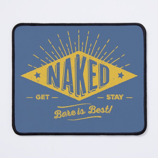 Item preview, Naked! in Yellow designed and sold by JakeSellsArt.