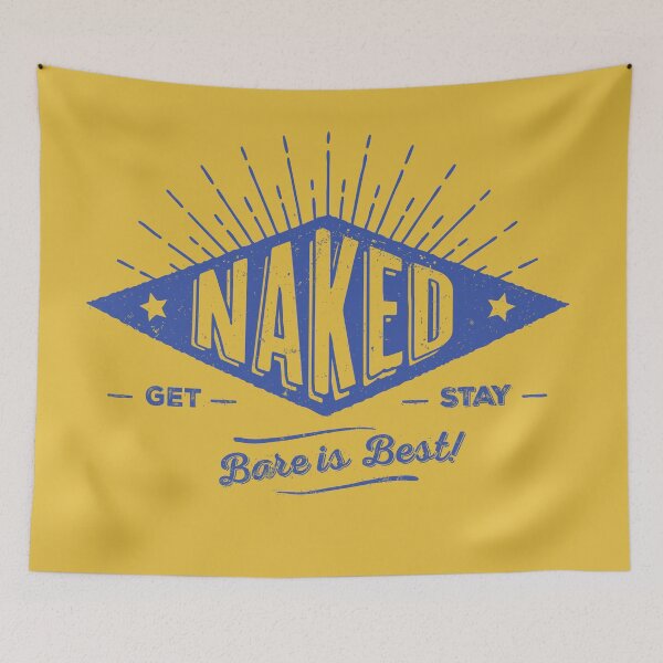 Item preview, ¡Desnudo! Lo desnudo es lo mejor (en azul) designed and sold by JakeSellsArt.
