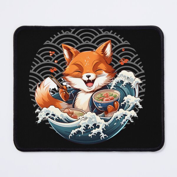 Item preview, Funny Fox Japanese Ramen designed and sold by GirlGlowGraphic.