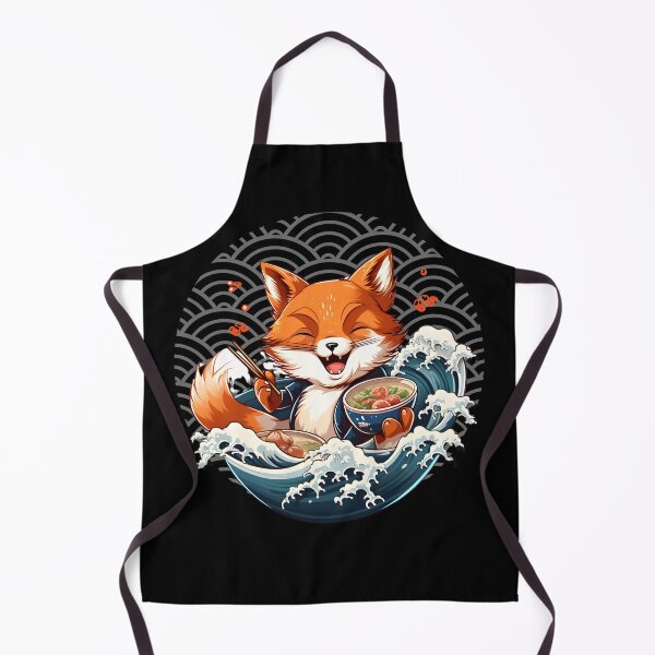 Item preview, Funny Fox Japanese Ramen designed and sold by GirlGlowGraphic.
