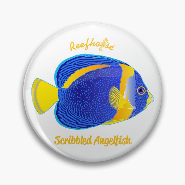 Item preview, Scribbled Angelfish designed and sold by KaplanCrypto.