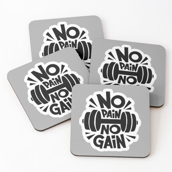 Item preview, No pain no Gain fitness, workout design  designed and sold by Slickskillz11.