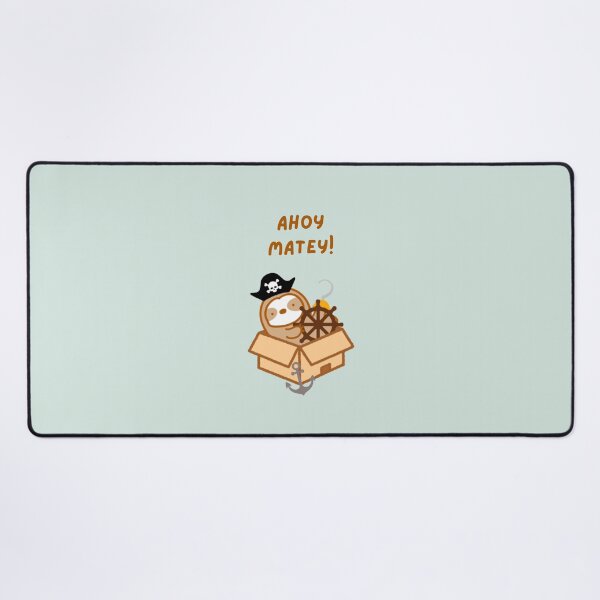 Item preview, Ahoy Matey Pirate Sloth  designed and sold by theslothinme.