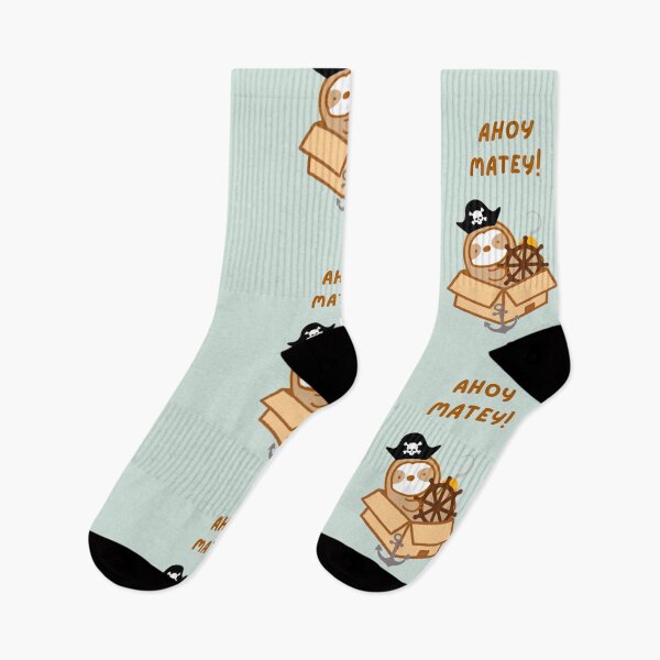 Item preview, Ahoy Matey Pirate Sloth  designed and sold by theslothinme.