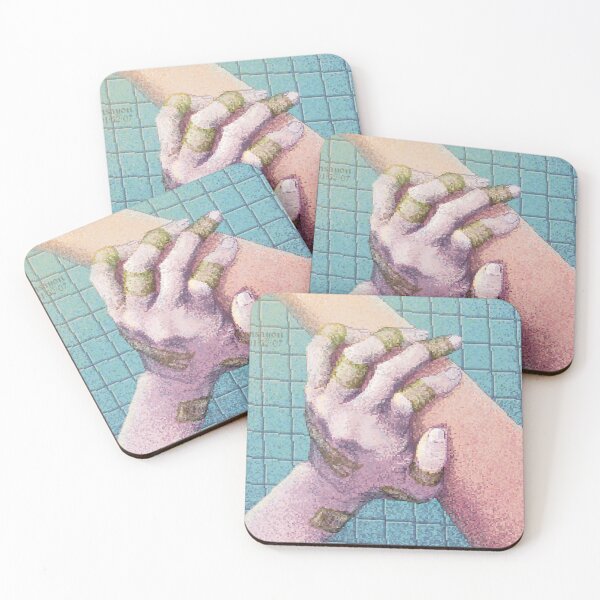 Item preview, evangelion hands pixel art designed and sold by msayon-.