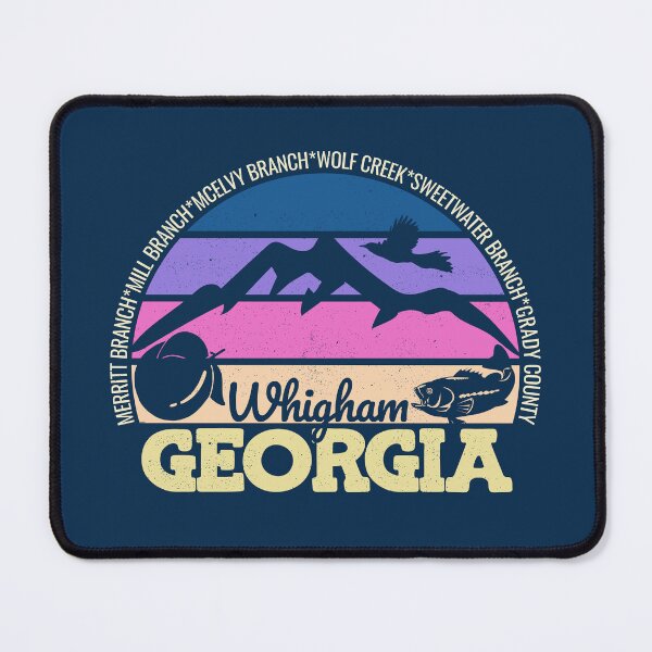 Item preview, Whigham Georgia Sunset Retro Vintage Local Pride Logo designed and sold by CRHPOD20.