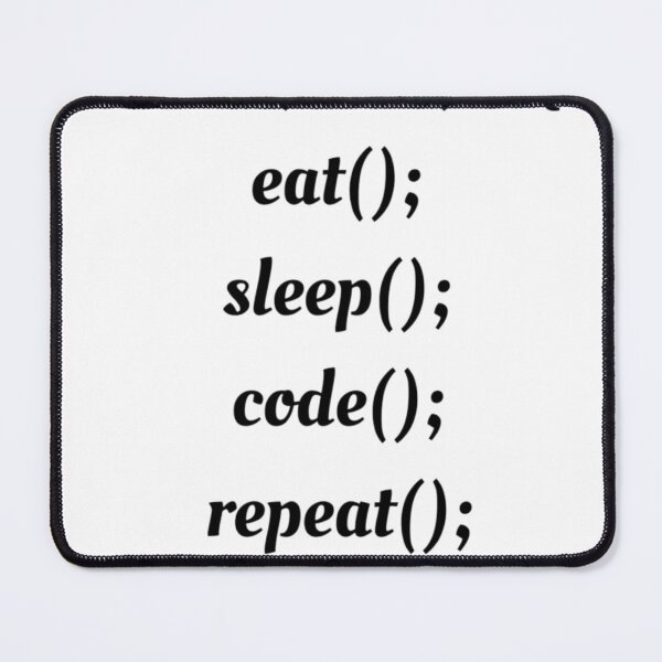 Item preview, while alive eat sleep code repeat designed and sold by SoumyaTrade.