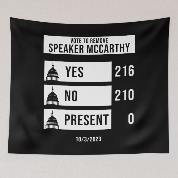 Item preview, McCarthy Voted Out Of The House Political T-Shirt designed and sold by ProtestDonald.