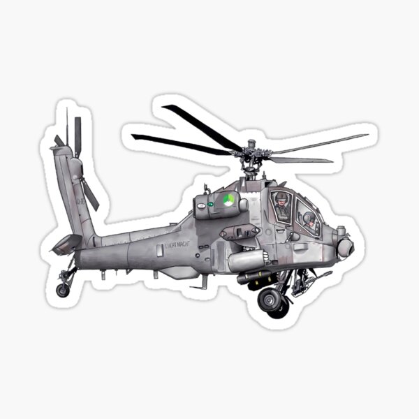 Vista previa del artículo con la obra «Arte Boeing AH-64D Apache», diseñado y vendido por DouglasAraujo7.