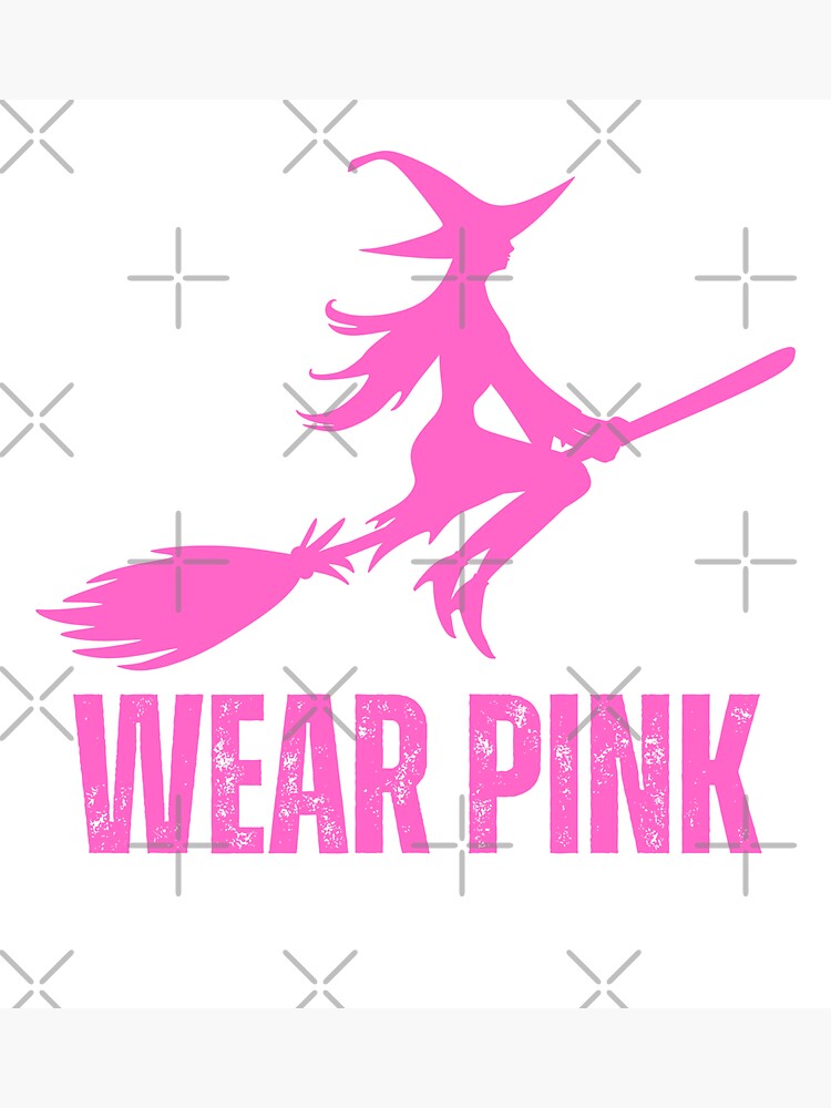Wear pink in October for breast cancer awareness | Sticker