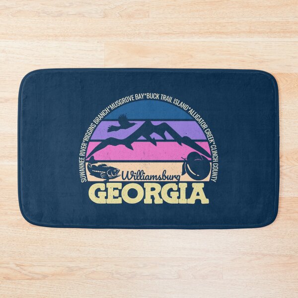 Item preview, Williamsburg Georgia Sunset Retro Vintage Local Pride Logo designed and sold by CRHPOD20.