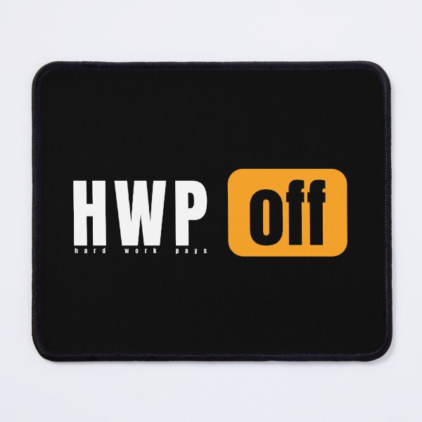 Item preview, HWPO Hard Work Pays Off hub designed and sold by Art Happens.