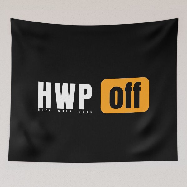 Item preview, HWPO Hard Work Pays Off hub designed and sold by Art Happens.