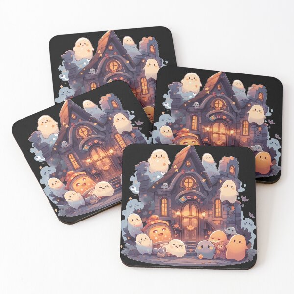 Item preview, Playful ghosts in the haunted house designed and sold by Elitekampfei.