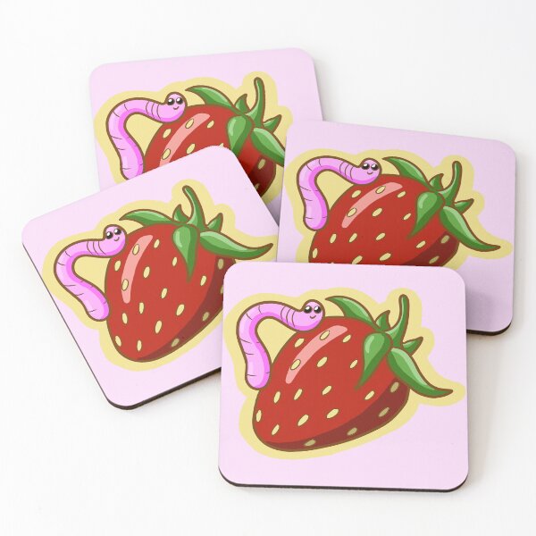 Item preview, Strawberry wormy designed and sold by Olivia Trainor.