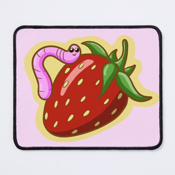 Item preview, Strawberry wormy designed and sold by Olivia Trainor.