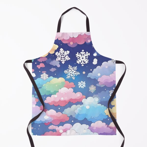 Item preview, Snowflakes and Rainbow Clouds Design designed and sold by SeamCraft.